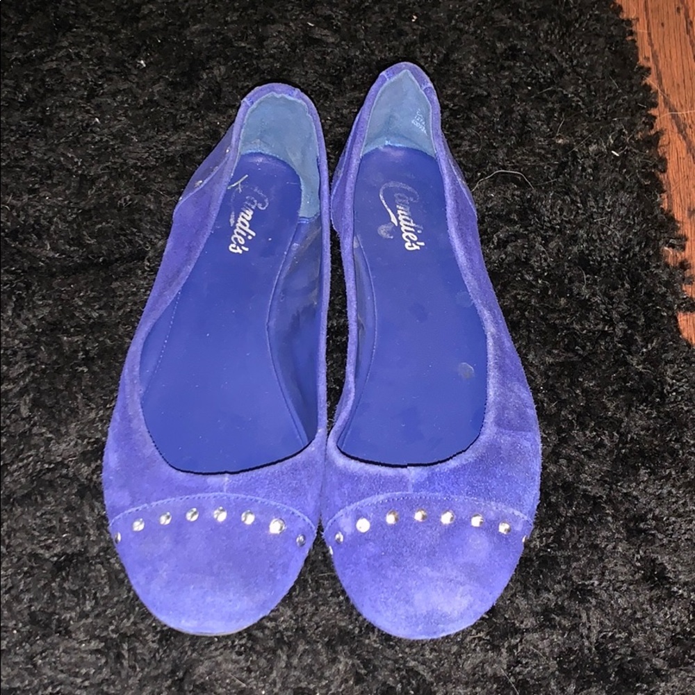 Blue Suede Flats 👠request